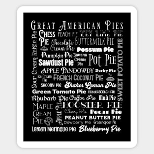 Great American Pies Month Sticker